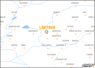 map of Laptava