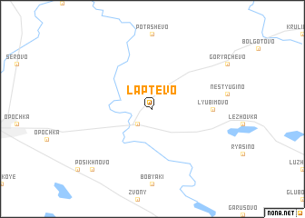 map of Laptëvo