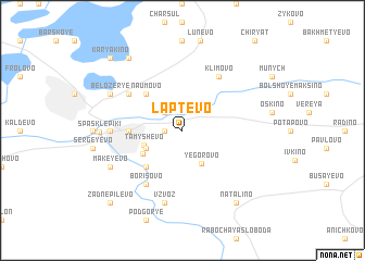 map of Laptëvo