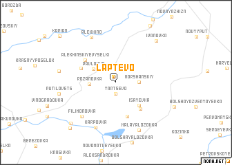 map of Laptëvo