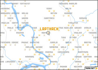 map of Lập Thạch