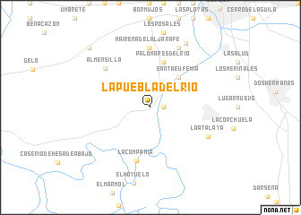 map of La Puebla del Río