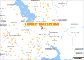 map of La Puerta de Cercado