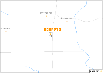 map of La Puerta