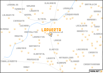 map of La Puerta