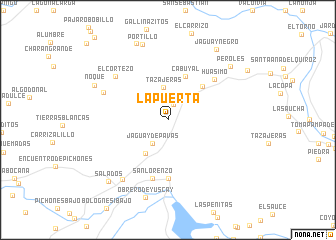 map of La Puerta