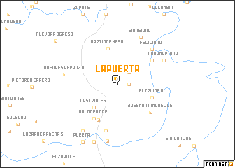 map of La Puerta