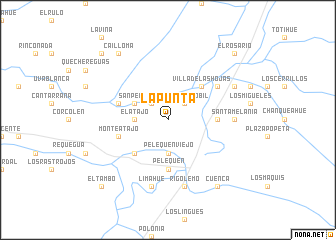 map of La Punta