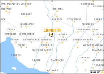 map of La Punta