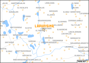 map of La Purísima