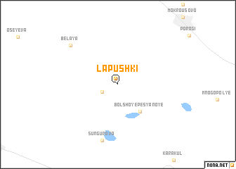 map of Lapushki