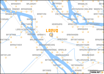 map of Lấp Vò