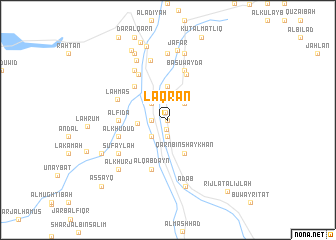 map of Laqrān