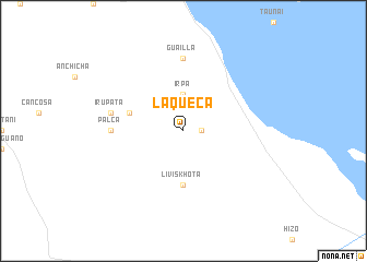 map of Laqueca