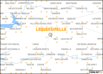 map of La Quersinelle