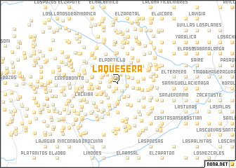 map of La Quesera