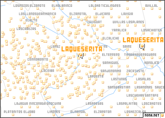 map of La Queserita