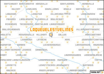 map of La Queue-lès-Yvelines