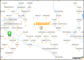 map of Laquidáin