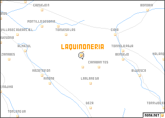 map of La Quiñonería