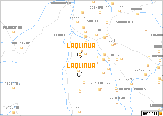 map of La Quinua