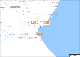 map of La Quiracha