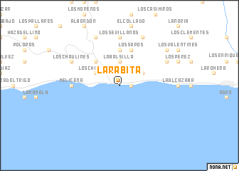 map of La Rábita