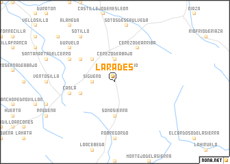 map of La Rades