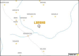 map of Larama