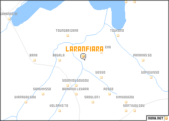 map of Laranfiara