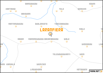 map of Laranfiéra