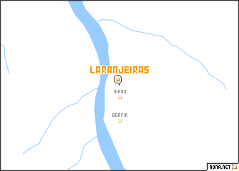 map of Laranjeiras