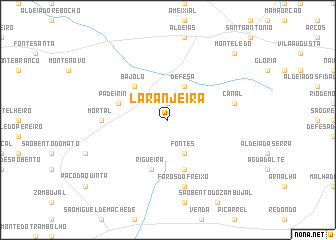 map of Laranjeira