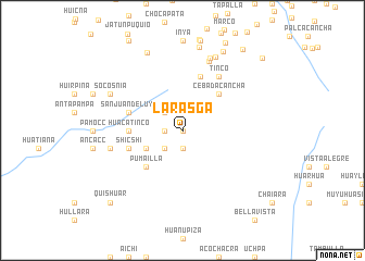 map of Larasga