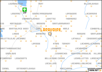 map of La Ravoire