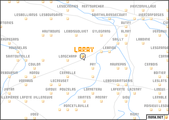 map of La Ray