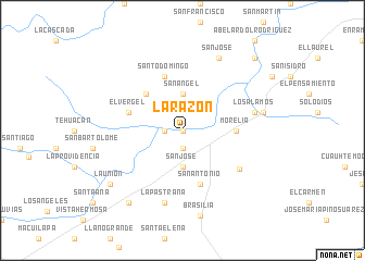 map of La Razón