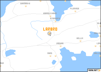 map of Lärbro