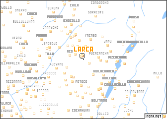 map of Larca