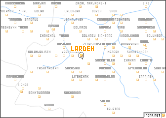 map of Lardeh