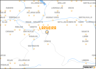 map of Lardeira