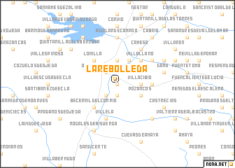 map of La Rebolleda