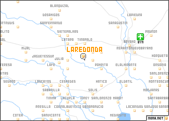 map of La Redonda