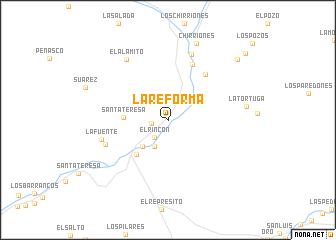 map of La Reforma