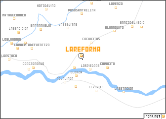 map of La Reforma