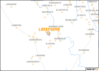 map of La Reforma