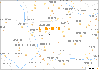 map of La Reforma