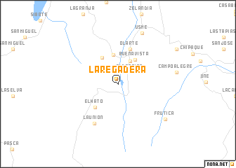 map of La Regadera