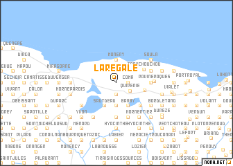 map of La Régale