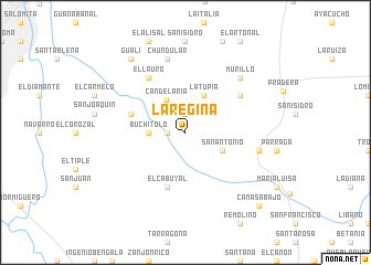 map of La Regina